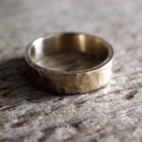môr recycled gold band ring