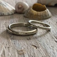 Awyr-and-Seren-recycled-white-gold-wedding-rings